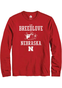Lani Breedlove Rally Mens Red Nebraska Cornhuskers NIL Sport Icon Tee