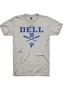 Richie Dell  Pitt Panthers Ash Rally NIL Sport Icon Short Sleeve T Shirt
