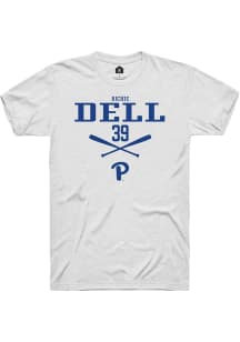 Richie Dell  Pitt Panthers White Rally NIL Sport Icon Short Sleeve T Shirt