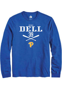 Richie Dell  Pitt Panthers Blue Rally NIL Sport Icon Long Sleeve T Shirt