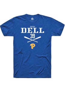 Richie Dell  Pitt Panthers Blue Rally NIL Sport Icon Short Sleeve T Shirt
