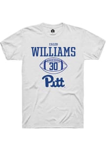 Caleb Williams  Pitt Panthers White Rally NIL Sport Icon Short Sleeve T Shirt