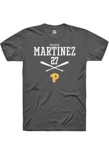 Desirae Martinez Dark Grey Pitt Panthers NIL Sport Icon Short Sleeve T Shirt