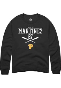 Desirae Martinez Rally Mens Black Pitt Panthers NIL Sport Icon Crew Sweatshirt