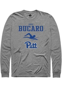 Emily Bucaro Rally Mens Graphite Pitt Panthers NIL Sport Icon Tee