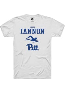 Megan Iannon White Pitt Panthers NIL Sport Icon Short Sleeve T Shirt