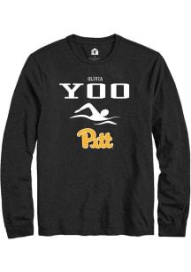 Olivia Yoo Rally Mens Black Pitt Panthers NIL Sport Icon Tee