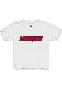 Rally Louisville Cardinals Youth White Alt Logo Short Sleeve T-Shirt