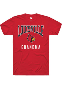 Rally Louisville Cardinals Red Grandma Short Sleeve T Shirt