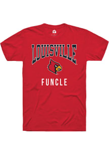 Rally Louisville Cardinals Red Funcle Short Sleeve T Shirt
