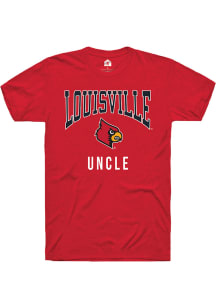 Rally Louisville Cardinals Red Uncle Short Sleeve T Shirt