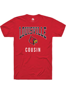 Rally Louisville Cardinals Red Cousin Short Sleeve T Shirt