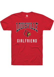 Rally Louisville Cardinals Red Girlfriend Short Sleeve T Shirt