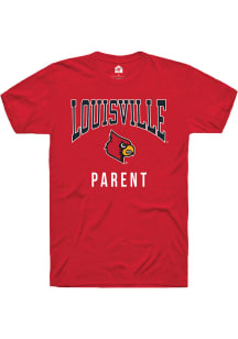 Rally Louisville Cardinals Red Parent Short Sleeve T Shirt