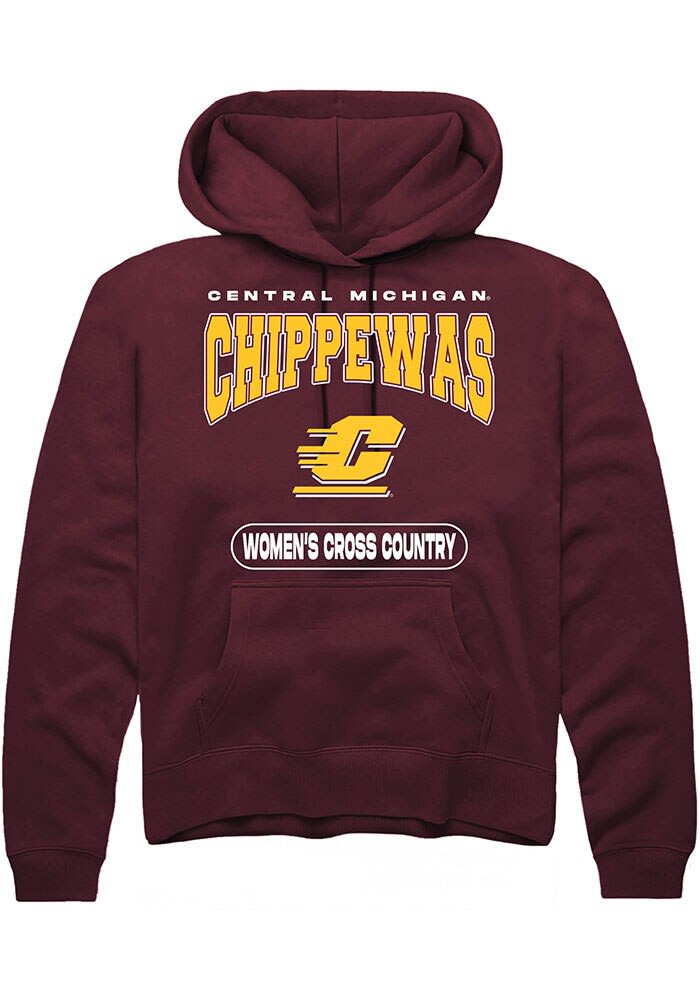 トップス Champion Michigan University Summit Sportswear Central Michigan Chippewas Mens MAROON