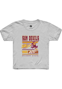 Rally Arizona State Sun Devils Youth White Retro Short Sleeve T-Shirt