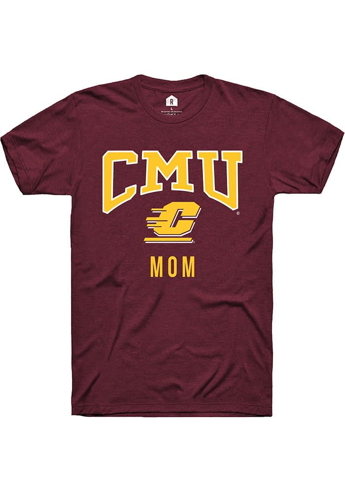 Summit Sportswear Central Michigan Chippewas MAROON Mom