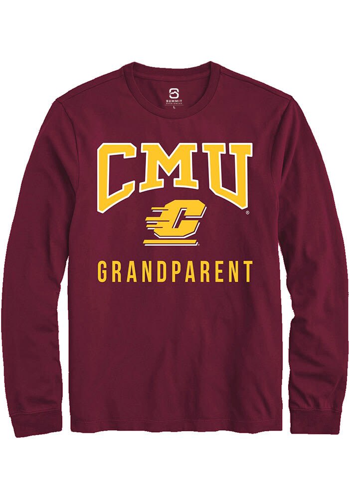 michigan、Pennsylvaniaシャツ Summit Sportswear Central Michigan Chippewas Grandparent