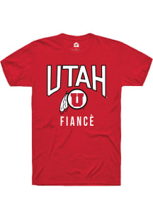 Rally Utah Utes Red Fiancé Short Sleeve T Shirt