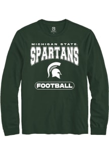Mens Michigan State Spartans Green Summit Sportswear Football Tee