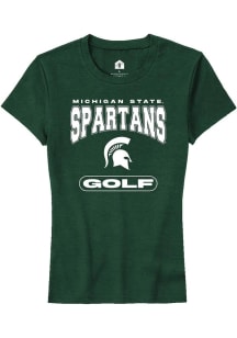 Michigan State Spartans Green Rally Golf Short Sleeve T-Shirt