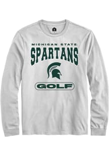 Mens Michigan State Spartans White Rally Golf Tee