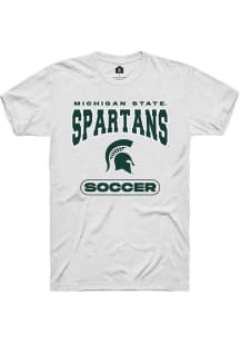 Michigan State Spartans White Rally Soccer Short Sleeve T Shirt