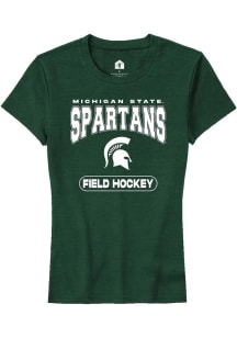 Michigan State Spartans Green Rally Field Hockey Short Sleeve T-Shirt