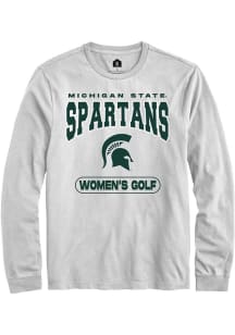 Mens Michigan State Spartans White Rally Women's Golf Tee