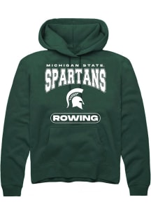 Mens Michigan State Spartans Green Rally Rowing Hooded Sweatshirt