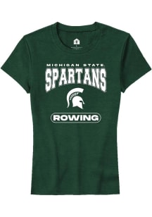 Michigan State Spartans Green Rally Rowing Short Sleeve T-Shirt