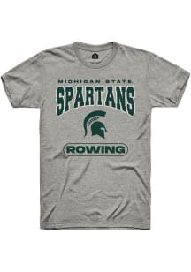 Michigan State Spartans Grey Rally Rowing Short Sleeve T Shirt