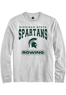 Mens Michigan State Spartans White Rally Rowing Tee