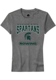 Michigan State Spartans Grey Rally Rowing Short Sleeve T-Shirt