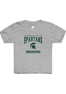 Youth Michigan State Spartans Grey Rally Rowing Short Sleeve T-Shirt