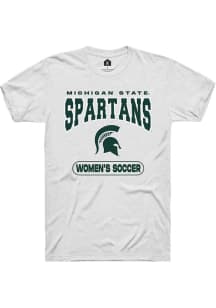 Michigan State Spartans White Rally Women's Soccer Short Sleeve T Shirt