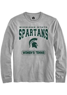 Mens Michigan State Spartans Grey Rally Women's Tennis Tee