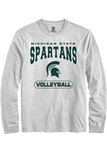 Mens Michigan State Spartans White Summit Sportswear Volleyball Tee