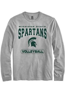 Mens Michigan State Spartans Grey Summit Sportswear Volleyball Tee