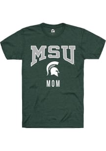 Michigan State Spartans Green Rally Mom Short Sleeve T Shirt