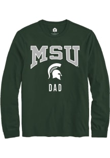 Mens Michigan State Spartans Green Rally Dad Tee