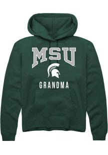 Mens Michigan State Spartans Green Rally Grandma Hooded Sweatshirt