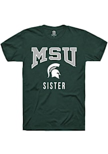 Summit Sportswear Michigan State Spartans Green Sister Short Sleeve T Shirt