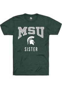 Michigan State Spartans Green Rally Sister Short Sleeve T Shirt