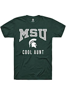 Summit Sportswear Michigan State Spartans Green Cool Aunt Short Sleeve T Shirt