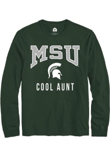 Mens Michigan State Spartans Green Rally Cool Aunt Tee