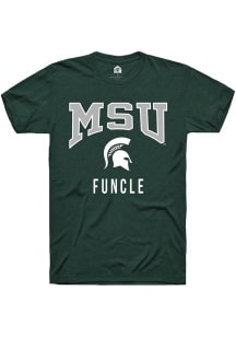 Michigan State Spartans Green Rally Funcle Short Sleeve T Shirt