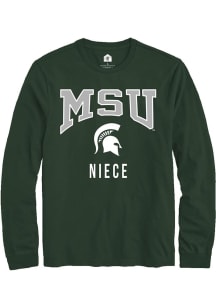 Mens Michigan State Spartans Green Rally Niece Tee