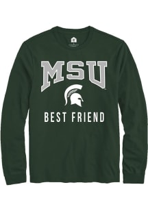 Mens Michigan State Spartans Green Rally Best Friend Tee
