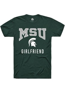 Michigan State Spartans Green Rally Girlfriend Short Sleeve T Shirt